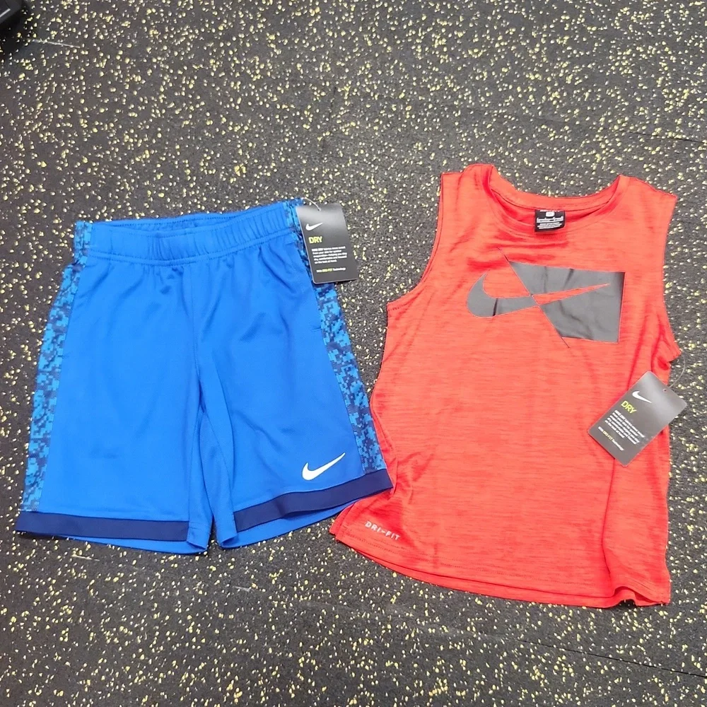 Nike shorts and shirt dri fit